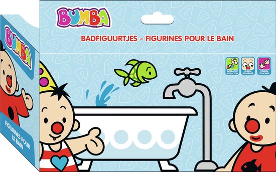Bumba badspeelgoed - badfiguurtjes - 3 stuks - Bumba