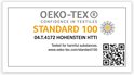 Oeko-Tex Standard 100 label getest op schadelijke stoffen.