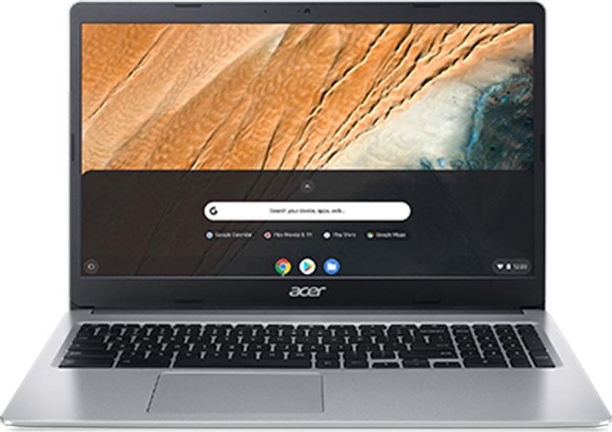 Acer Chromebook 315 CB315-3H-C5PB - Chromebook - Intel Celeron N4100 - 15.6 inch - 32 GB Flash-geheugen - 4 GB, LPDDR4 - Intel UHD Graphics 600 - Zilver