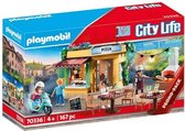 Playset City Life Pizza Restaurant Playmobil 70336 (197 pcs)