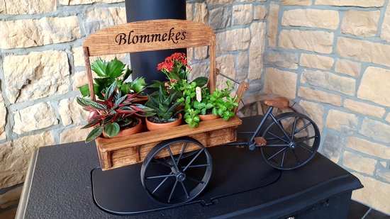 Foto: Rustic delight bakfiets vendeur du march blommekes decoratie