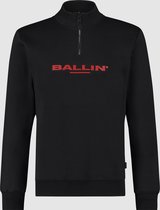 Ballin Amsterdam -  Heren Regular Fit   Sweater  - Zwart - Maat L