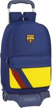 Schoolrugzak met Wielen 905 F.C. Barcelona Blauw
