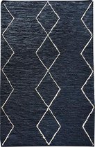 The Rug Republic Hand Woven FABRY Charcoal 120 x 180 cm CARPET