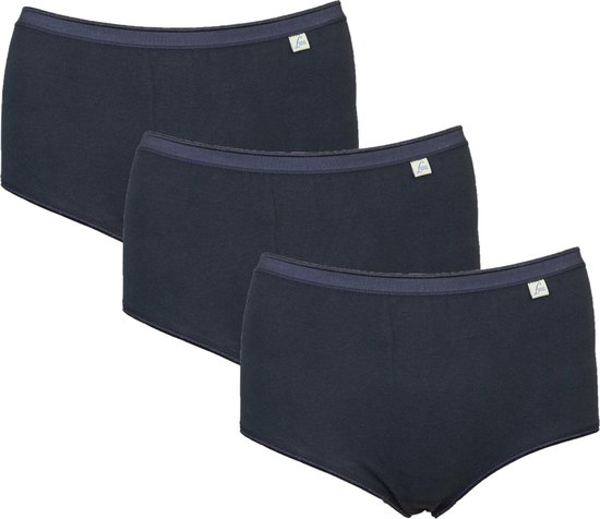 3-pack Lunatex dames Maxi slips (Taille) Zwart - XXL