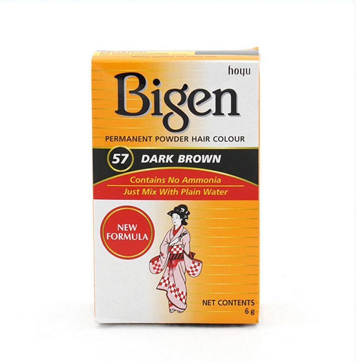 Permanente Kleur Bigen Nº57 Dark Brown (6 gr)