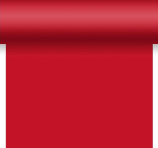 Dunicel® 3 in 1 . 0,4 x 4,8 m Red - Duni tafelloper papier rood