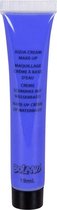 Boland - Tube make-up crème op waterbasis (19 ml) - Blauw - Vloeibare schmink - Carnaval, Themafeest, Halloween