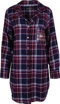 Donkerblauw en bordeauxrood nachthemd van Harry Potter L