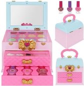 Shoppery Make-up set voor kinderen in een handige koffer - 20-delig