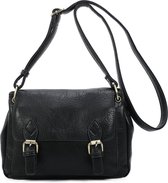 Crossbodytas Ines Delaure zwart