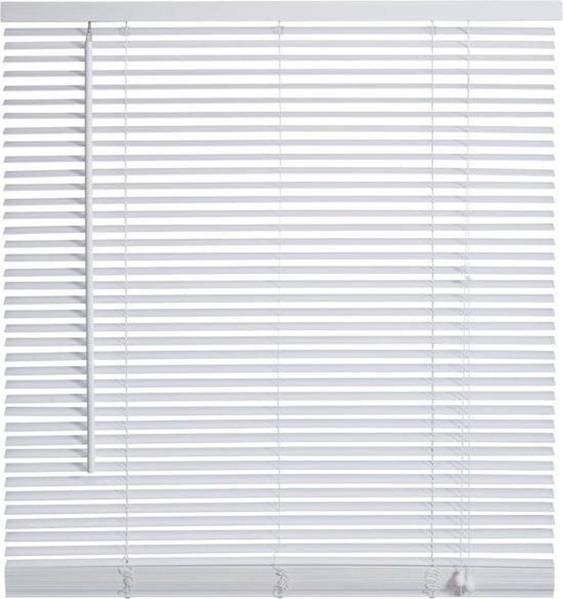 Timlux Jaloezie Hout - 25mm - 130x175 cm Wit