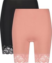 LaSlip - 2-Pack Pants Lace -  Lange pijpjes onderbroek