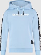 Ballin Amsterdam -  Jongens Regular Fit   Hoodie  - Blauw - Maat 140