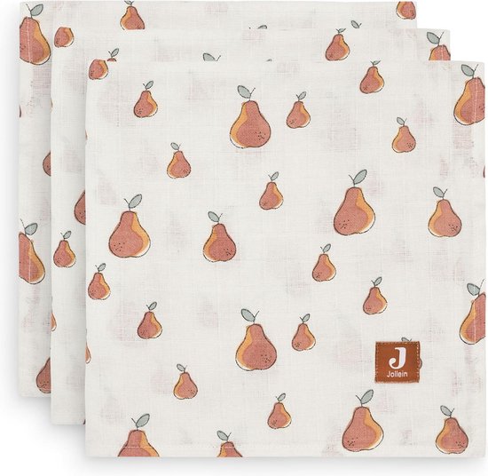 Jollein Hydrofiele Multidoek Pear (3-pack)