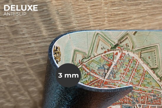 Set de table - Carte - Nederland - Vintage - 45x30 cm - 6 pièces