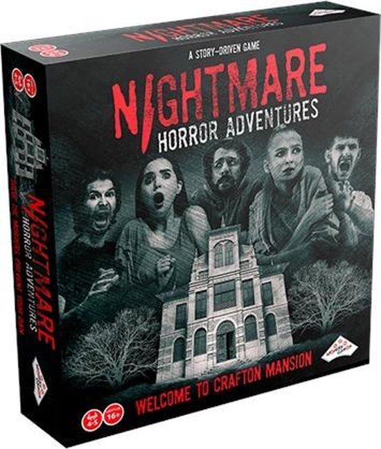 Bordspel: Nightmare Horror Adventures - van de makers van Escape Room The Game, van het merk Identity Games