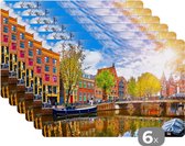 Set de table - Canal - Amsterdam - Printemps - 45x30 cm - 6 pièces