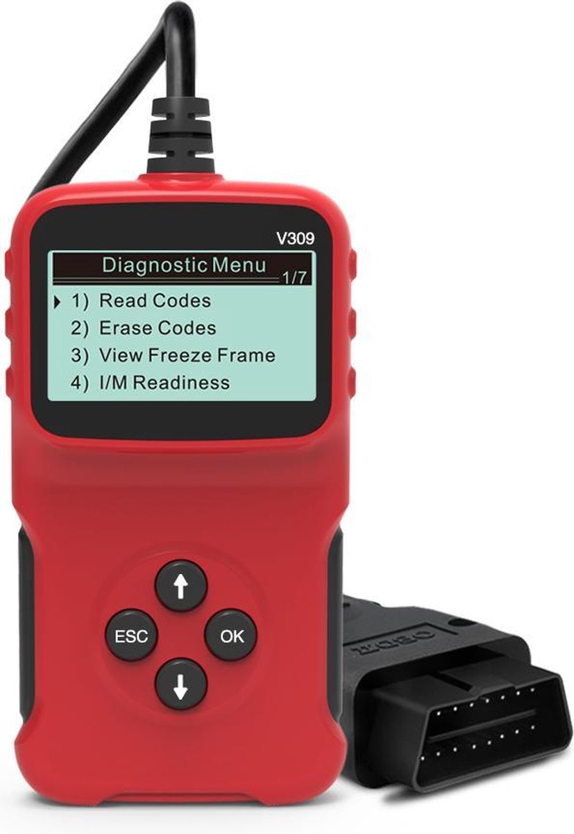 OBD2 Scanner voor Auto - Uitleesapparatuur Auto - Storing Zoeken - Diagnosecomputer - OBD2 - Uitleesapparatuur - OBD - Diagnose apparatuur voor auto's - Motorstoring