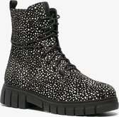 Blue Box dames veterboots - Zwart - Maat 39