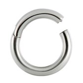 Ring segmenté en acier chirurgical - Basic (1,2 mm)