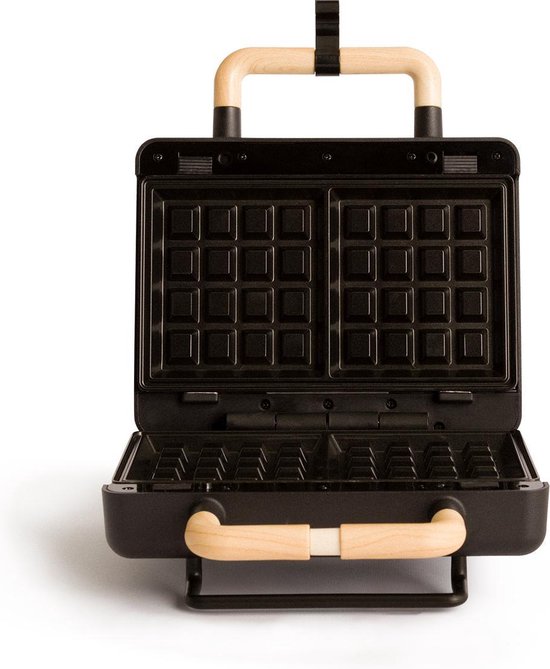 CREATE - Tosti-ijzer, grill en wafelijzer met verwisselbare platen - Zwart - Dubbel - STONE STUDIO — afbeelding 2