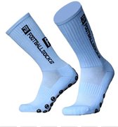 Chaussettes de football Grip bleu - chaussettes - poignée - ampoules anti - compression - améliorant la performance - tennis - jogging - Handball - Sport - Fitness - Taille 39- 44