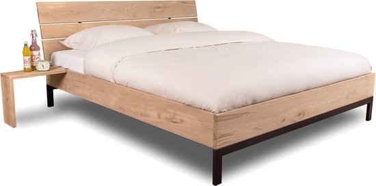 gebruik dennenboom lengte Livengo houten bed Lucca 200 cm x 220 cm | bol.com