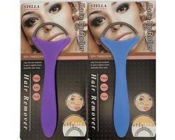 Gezichtshaar Verwijderaar - Epileer Veer - Hair Remover - Set 2 Stuks