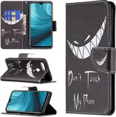 Voor OPPO A7 Gekleurd Tekenpatroon Horizontale Flip Lederen Case met Houder & Kaartsleuven & Portemonnee (Smirk)