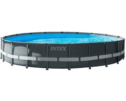 Intex zwembad rond Ultra XTR Frame 610x122 cm met zandfilter en accessoires 26334GN