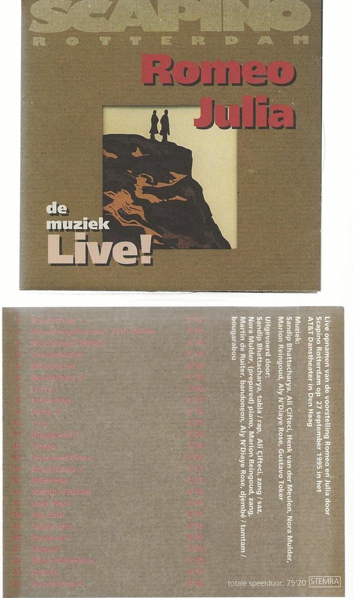 SCAPINO ROTTERDAM - ROMEO & JULIA LIVE