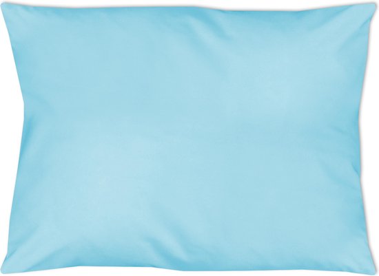 Kussenhoesje baby blauw, 50 x 60 cm.
