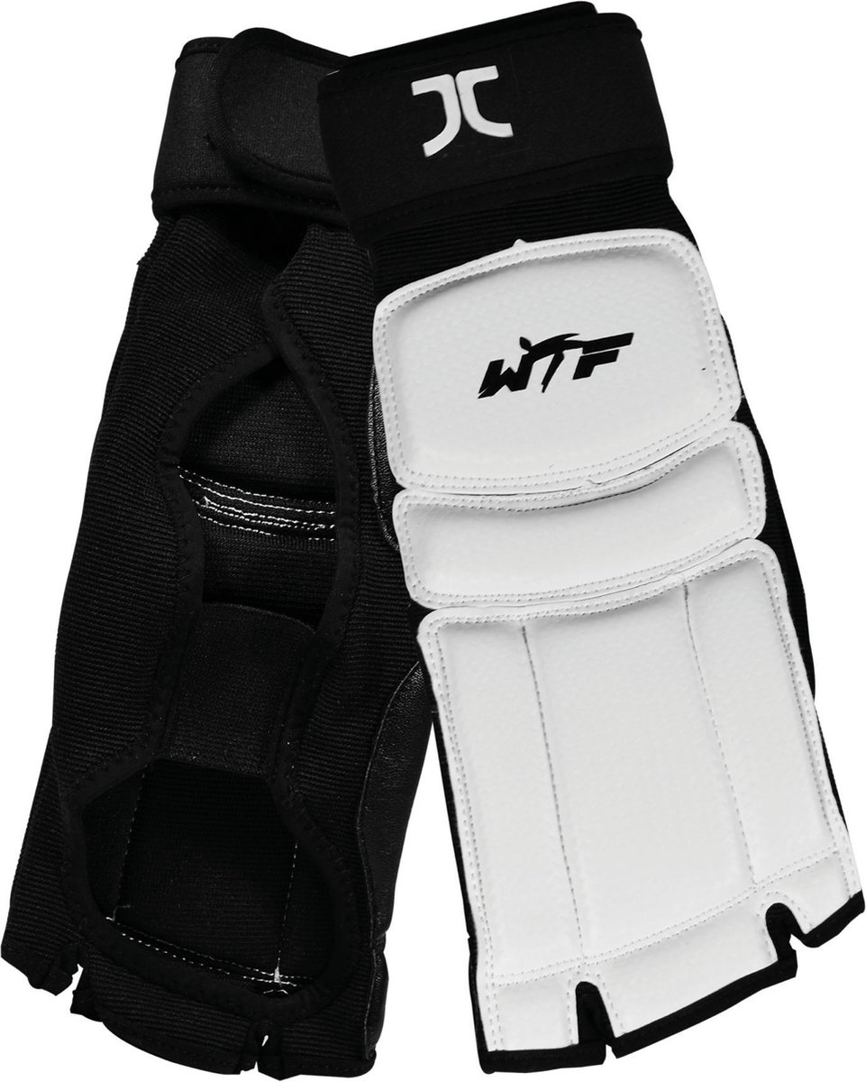 Taekwondo-voetbeschermers JCalicu-Club | WT-approved | Wit (Maat: XS)