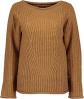 Blue Seven dames trui camel gebreid - maat 42