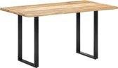 Eettafel 140x70x76 cm massief mangohout