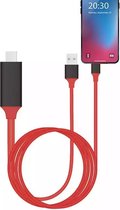 HDMI Iphone, smartphone || Rood|| Kabels HDMI smartphone