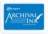 Ranger Archival Ink pad - manganese blue