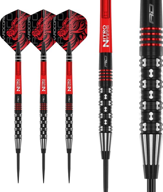 RED DRAGON - Jonny Clayton Premier League SE: Steeltip Tungsten Dartpijlen Professioneel - 24 gram van Red Dragon — afbeelding 2