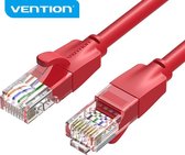 Vention CAT 6 UTP Netwerkkabel - Rood - 1 meter