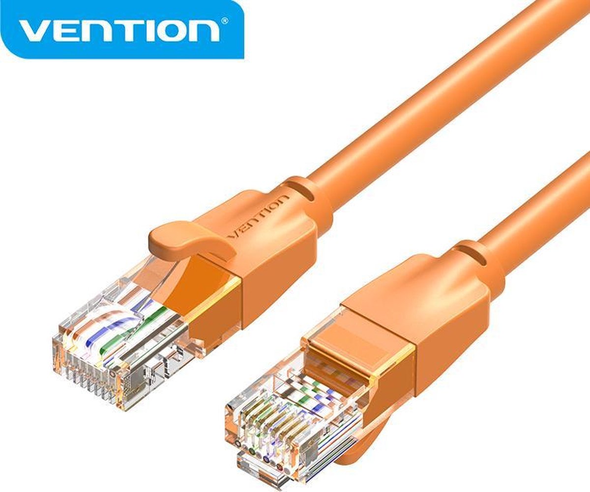 Vention CAT 6 UTP Netwerkkabel - Oranje - 1 meter