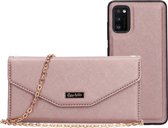 Casetastic Clutch Samsung Galaxy A41 (2020) - Roze