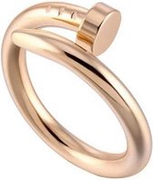 Ring spijker rose goud