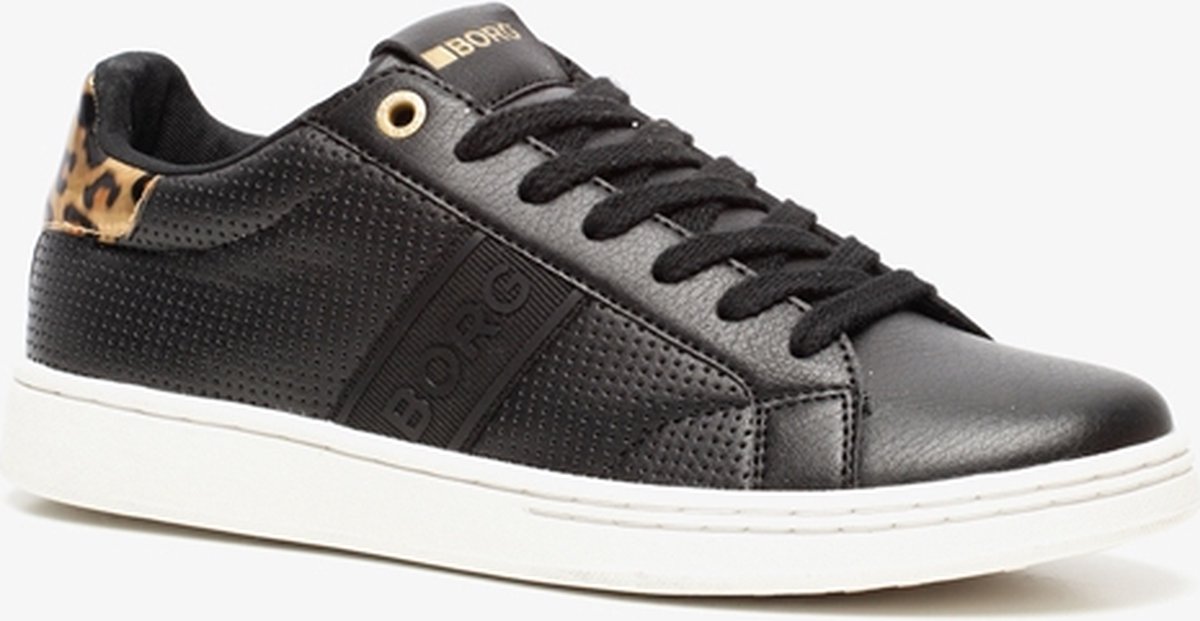 Bjorn Borg dames sneakers met luipaardprint - Zwart - Maat 42 | bol.com