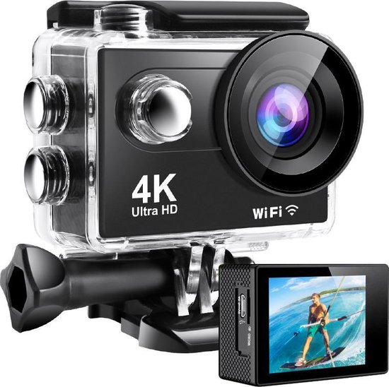 bereiken lezer Specialiteit Lipa AT-S9R 4K Ultra HD action camera IPS Wifi -Action camera waterdicht-  SD tot 128... | bol.com