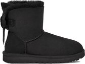 Ugg Mini Bailey Fluff Bow Laarzen Zwart - Dames Laarzen - 1123635-BLK - Maat 40