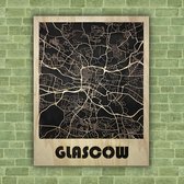 Plaatsplattegrond Stadsplattegrond 3D Glasgow Standaard
