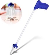 Spinnenvanger - Vliegenvanger -  Muggenvanger - Insectenvanger Blauw - Spider Catcher - Insecten verwijdereraar -  Spinnen Spray - Spinnenverjager - Lange Steel - Met Grijpborsteltje - Bugaway - Anti Muggen - Insectenspray