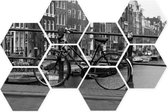 Hexagon Amsterdamse Gracht - 76xH50 cm