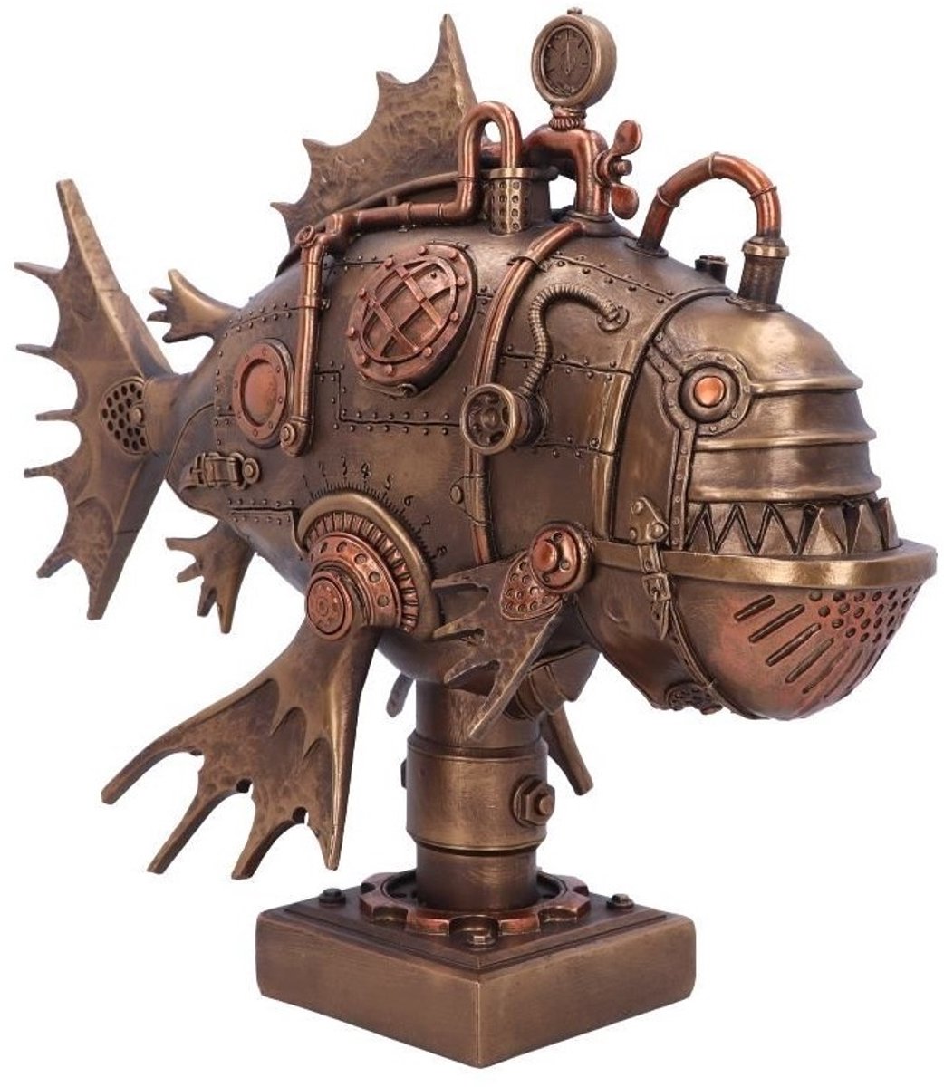 Nemesis Now Beeld/figuur Perpetual Pirhana Bronskleurig